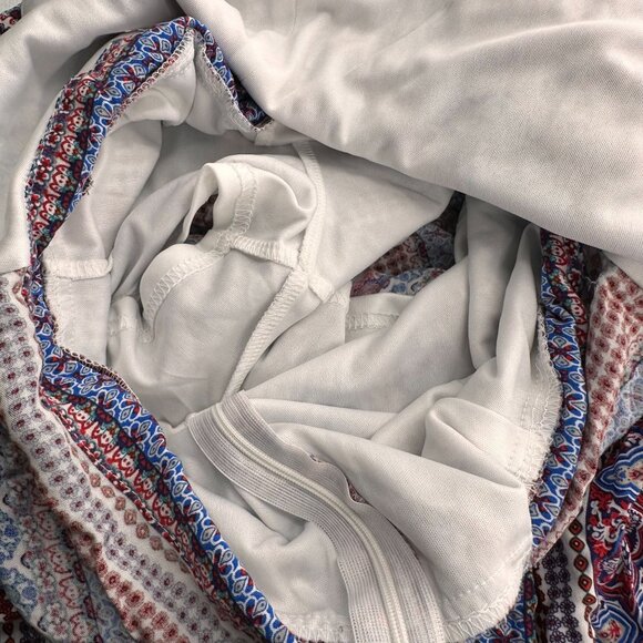 Shinestar Sleeveless Boho Print Jumpsuit Adjustable Straps Size XL Pants Western - Picture 11 of 12